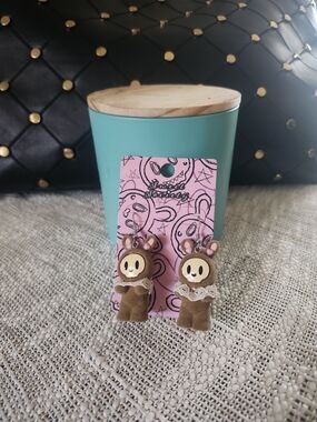 Blushing Bunny Drop Earrings